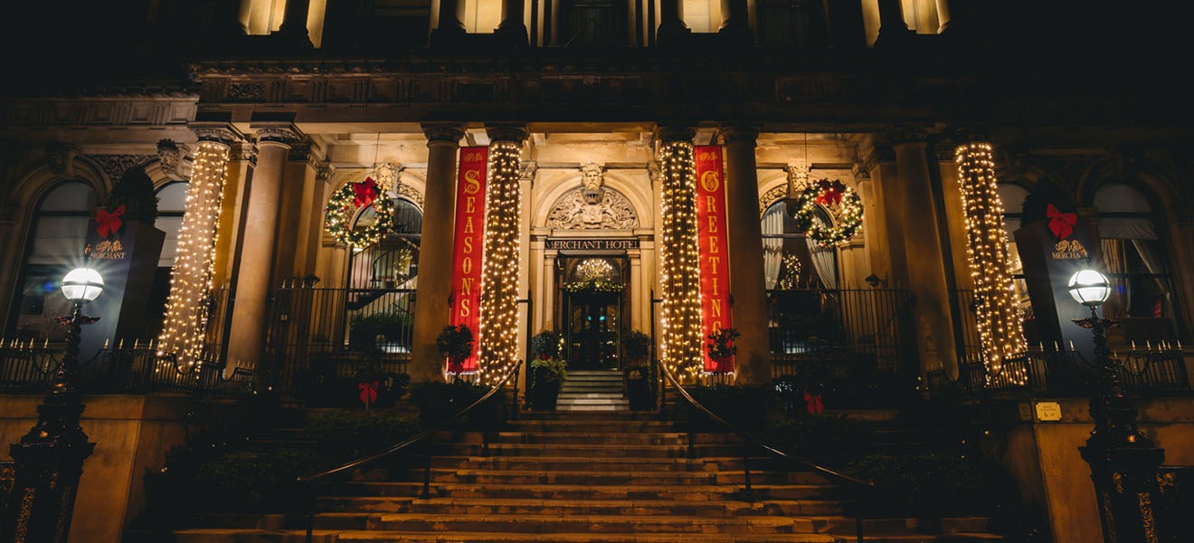 Christmas at the Merchant Hotel - design by Blue Moon Event Design and Styling